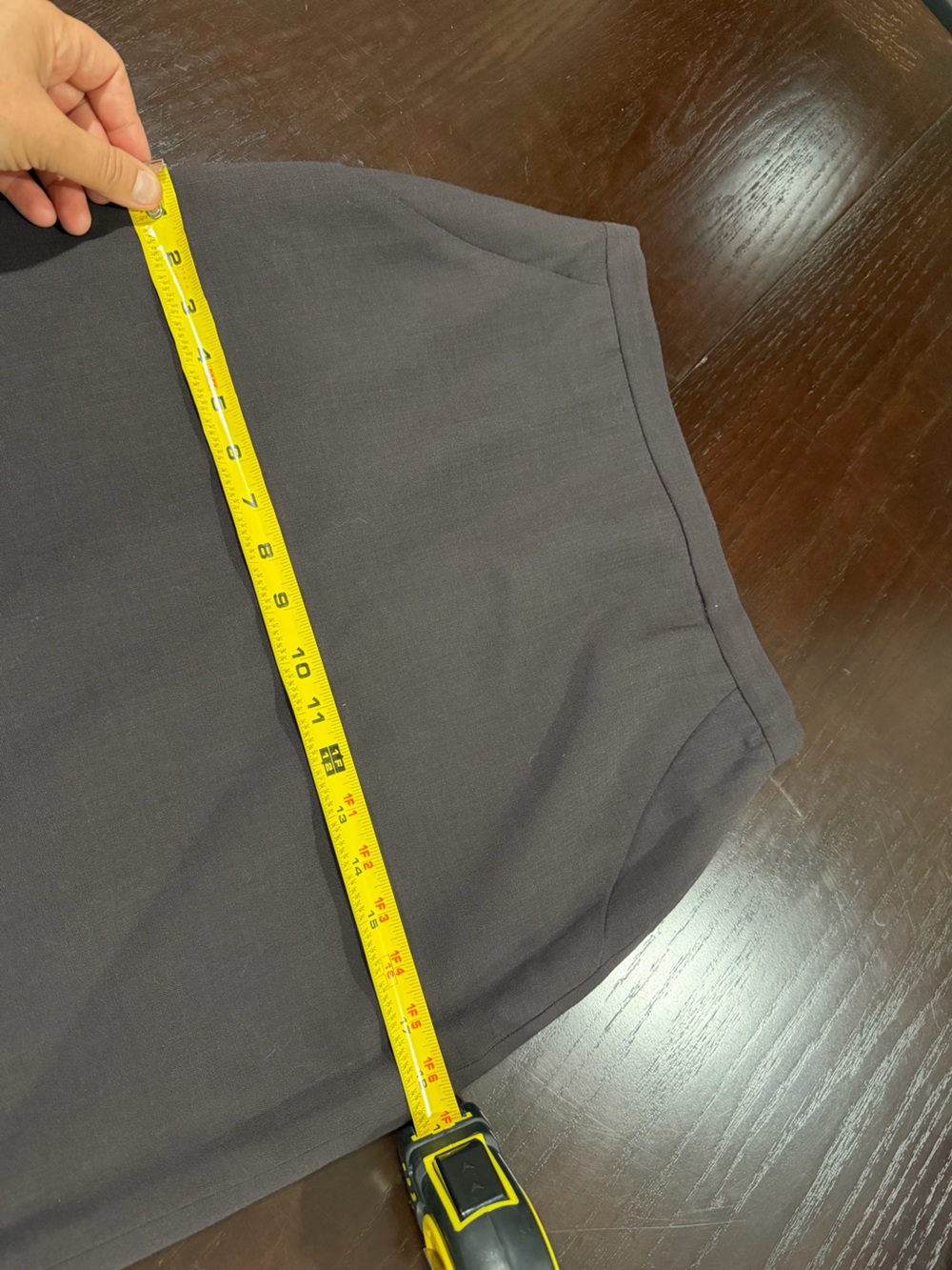 Vintage Burberrys Wool Pencil Skirt Brown Made in USA Size 4P - Picture 7 of 10
